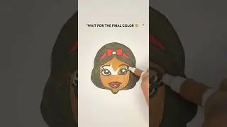 Cute Princess Coloring 👑🎨 | Wait for the Final Color