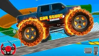 Mega Ramp Truck Race - Mega Ramp Stunt || Monster Truck Stunt || Mobile Game