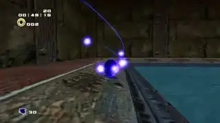 Sonic Adventure 2 - Pool Quest with Sonic - Sonic + water physics