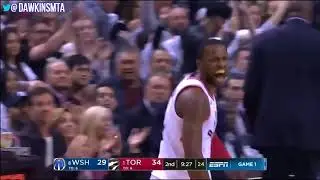 Delon Wright Full Highlights ECR1 Game 1 Toronto Raptors vs Wizards 18 4 3! | FreeDawkins