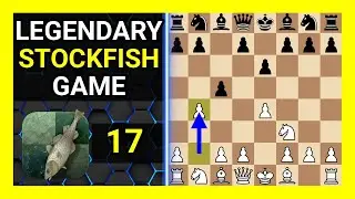 Legendary Stockfish 17 Chess Game, Sicilian Defense, Wing Gambit Deferred