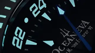Oceaneva 6000M Grade 5 Titanium GMT TRUE DIVE Series - Dual Functionality