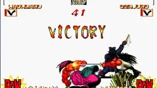 Samurai Shodown 2 Haohmaru game play