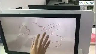 YCLTOUCH，infrared touch frame with glass.