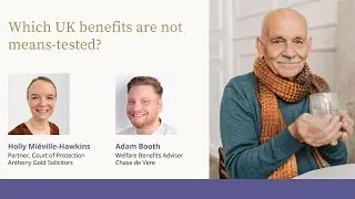 Which UK benefits are not means-tested? | Court of Protection (for Deputies and advisers