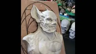 Sculpt #17 of my 31 Heads of Halloween sculpting challenge  