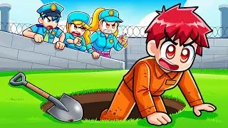 Digging to ESCAPE from Prison in Roblox…