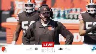 Detroit Lions vs Cleveland Browns | Madden NFL 25 GAMEPLAY | AF Football News