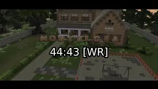 Minecraft Speedrun | Nostalgia Episodio 1 Any% [44:43] [WR]