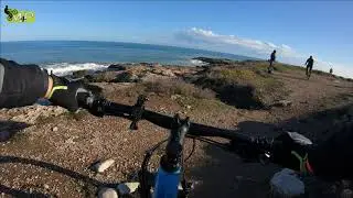 MTB lungo la scogliera di Torre a Mare (Bari) - 29/12/2020