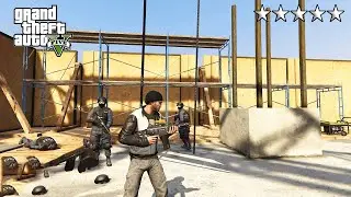 GTA 5 - Trevor's FIVE STAR COP BATTLE AT THE MILE HIGH CLUB!