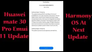 Huawei mate 30 Pro Emui 11.0.0.145 update Harmony OS Is expected to given after this update