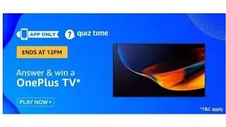 Amazon Daily Quiz Answers 27 June | Win OnePlus TV