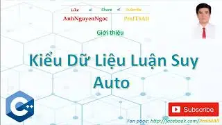 ♬1.18 Kiểu dữ liệu luận suy (auto) trong C++