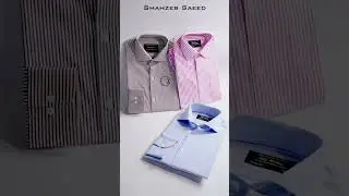 Striking Striped Shirt | Formal Wear | New Edition'24 | Shahzeb Saeed