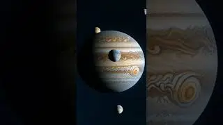 how jupiter and saturn looks like with thier moons and ring