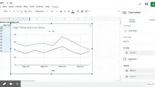 How to Create a Line Chart in Google Sheets
