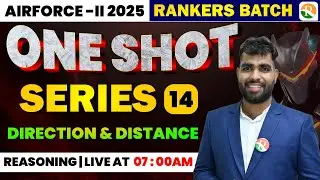 Reasoning One Shot -14 | Direction & Distance  | Airforce Complete Reasoning | Airforce Reasoning