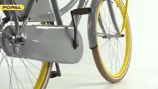 Popal Daily Dutch Season Transportfiets 26 inch Grijs Geel