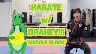 Каратэ для детей! 🥋 Основы блока мышц с Дрейки (Часть 1)