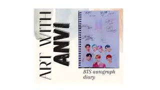 unboxing the all new bts autograph diary | @Anvitajain5657 #shorts