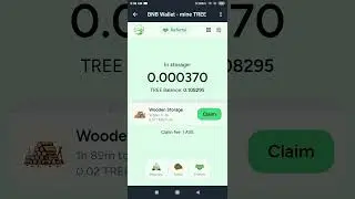 Новый бесплатный майнинг Токенов BNB в Телеграм. BNB Wallet - mine TREE