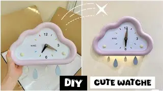 Diy Aesthetic watche for craft studio makeover 🌸 how to make cute stuff for craft studio 🎀 handmade💕