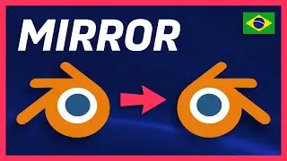 Como espelhar no Blender | Modificador Mirror