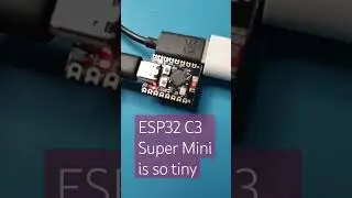 This #esp32c3 super mini board is so tiny.
