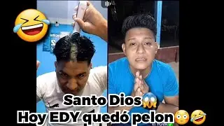 🔴Santo Dios😱 hoy EDY perdió en este RETO y quedó PELON🤣🤣 no vas a Creer Como fué?😱🤣🤣🤣