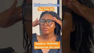 Using Hollywood Beauty Tea Tree Oil to keep my locs moisturized and my scalp healthy.   #loccare