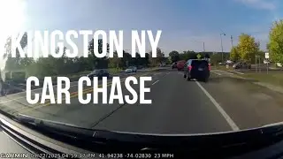 Police Car Chase in Kingston NY on 9/22/2025, Ulster County Elderly Scam Pursuit
