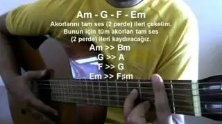 Gitar Dersi - Transpoze