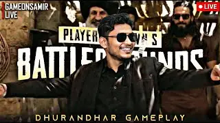 PUBG PC LIVE 🔥 | High Kill Gameplay, Tactical Plays & Chicken Dinner Hunt | GameOnSamir@EpicSaras