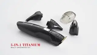 Remington 5-In-1 Titanium Rechargeable Grooming Kit - 360 Video