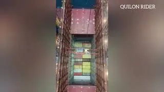 cargo container loading and discharge process in quad crane