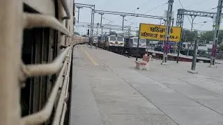14736 Ambala Cant Shri Ganganagar Express ICF Train Departure Bathinda Junction | Indian Railways