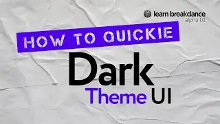 Set the Dark Theme UI - Breakdance WordPress How To Quickie