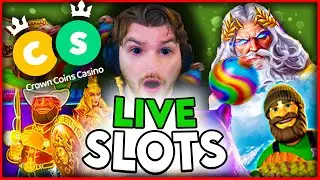 🔴 INFAMOUSS LIVE SLOTS & BIG WINS 🔥New Casino Alert: CROWN COIN CASINO 🔴