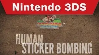 Nintendo 3DS - Paper Mario: Sticker Star Sticker Bombing