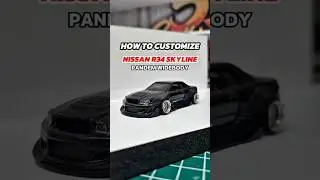 Custom Pandem Widebody Nissan R34 Skyline #hotwheels