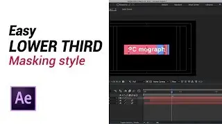 Lower Third with Masking Layer - After Effects Tutorial
