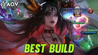 AOV : NATALYA GAMEPLAY | BEST BUILD - ARENA OF VALOR