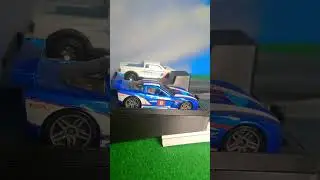 Hot Wheels Corvette vs Police  #hotwheels #diecast #cars #racing