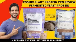 Cureveda PRO Super 3 Vegan Plant Protein supplement review | Its good but will avoid it personally