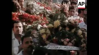 Interview With Prime Minister Of Lebanon, Saeb Salam, Funeral Procession Through Beirut Accompanied