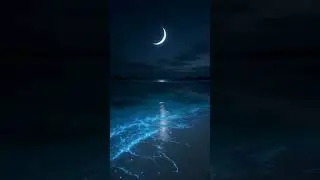 Even the smallest waves carry moonlight #moonlight #ocean #nightglow #beautiful #pretty #aesthetic