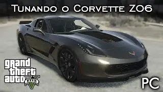 Tunando o Corvette Z06 - MOD - CHOP veio junto no ROLÊ! 🐾 | GTA V - PC [PT-BR]