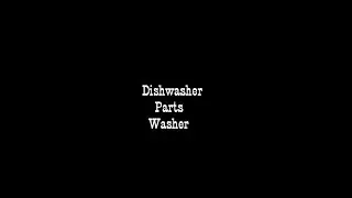 Using a dishwasher as a parts washer