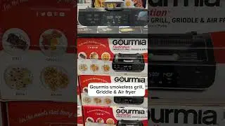 Costco deal on Gourmia smokeless grill & air fryer, griddle #costco #deals #shorts #shortvideo